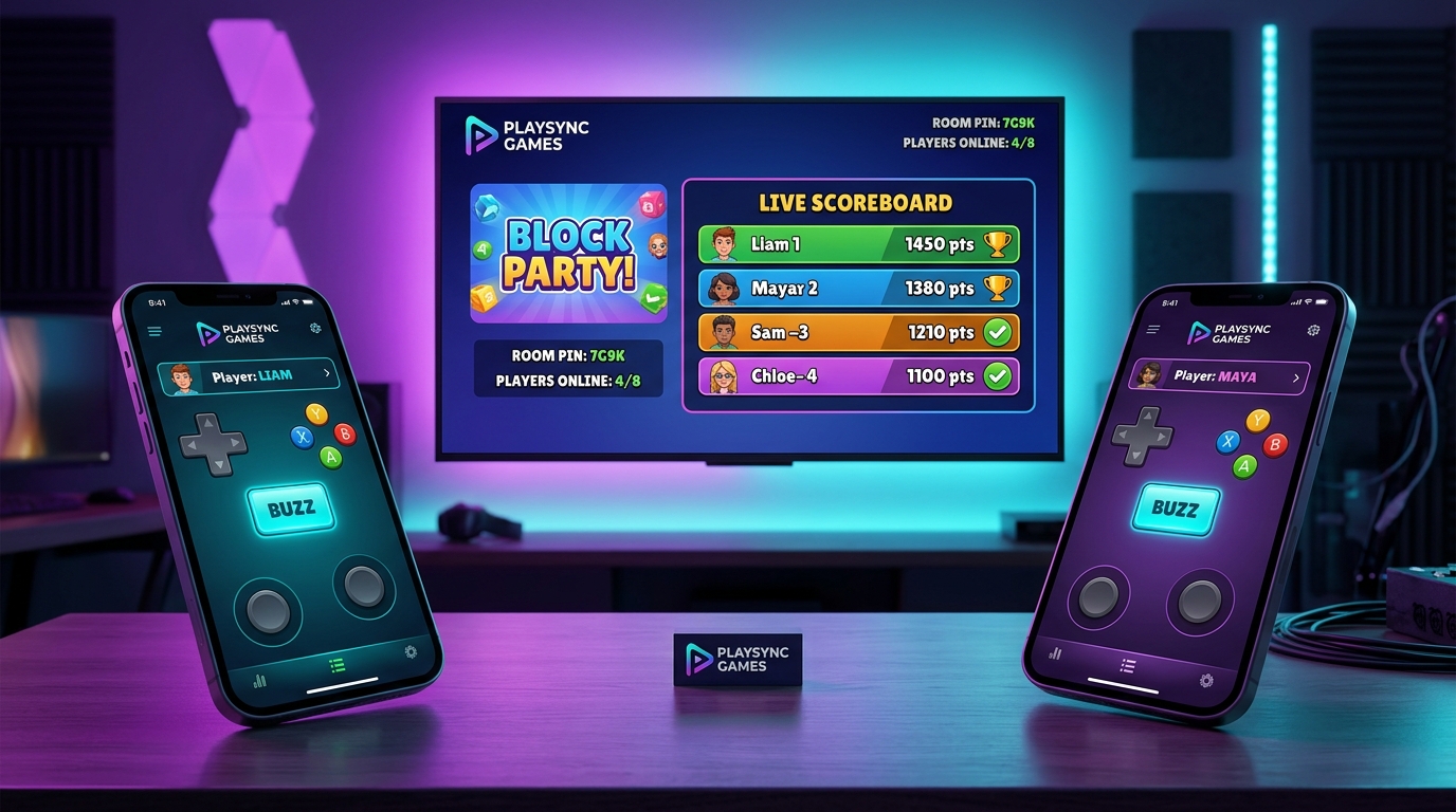 Playsync Games Ecosistema Smart TV y Mandos Móviles
