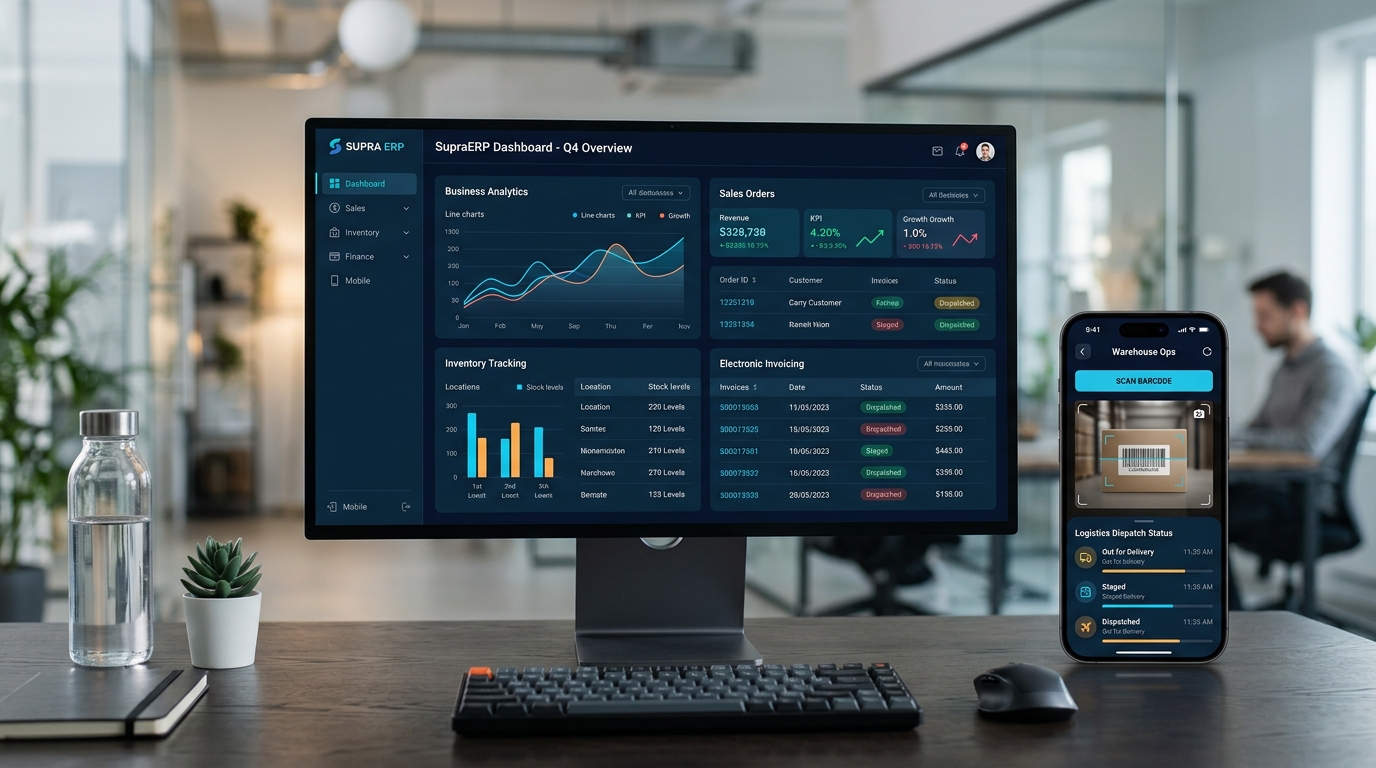 SupraERP Software ERP Cloud, TPV & Movilidad para Empresas
